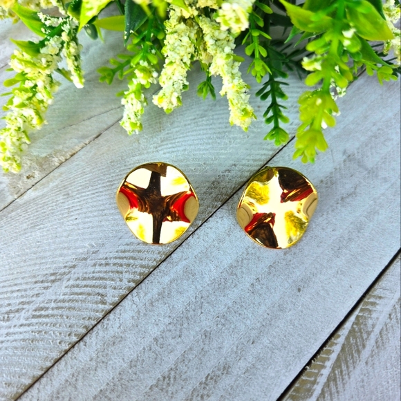 Ventage Earrings,Gold Earrings,Jewelry - Picture 1 of 4